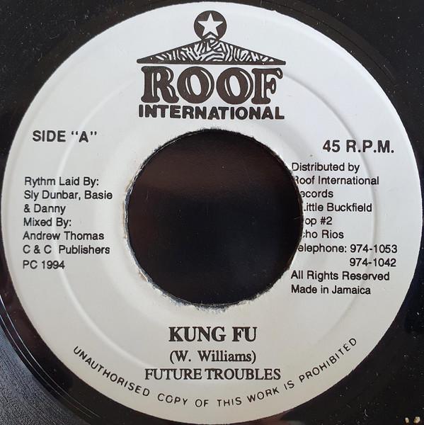 

7-дюймовая пластинка FUTURE TROUBLES - Kung Fu NONE Roof Internatio 1994 Ямайка Регги, Ска и Даб Б/У