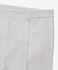 MINDBRIDGE White One-Pleat Relaxed Fit Linen-Like Elastic Pants