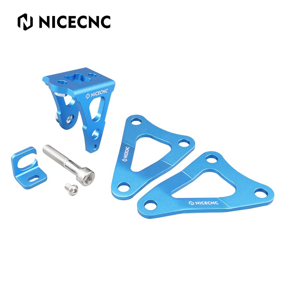 NICECNC Engine Mounting Bracket for Yamaha YFZ450R 2009-2024 YFZ450R SE 2015-2024 YFZ450X Aluminum синий