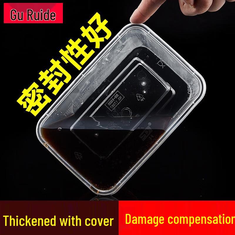 

Gureide Disposable Microwavable Rectangular Meal Prep Containers