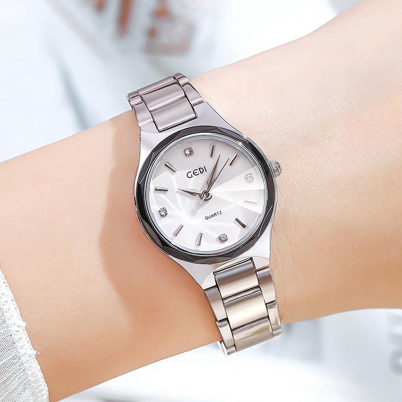 Classic Fashion Versatile Compact Exquisite Ladies Waterproof Quartz Watch