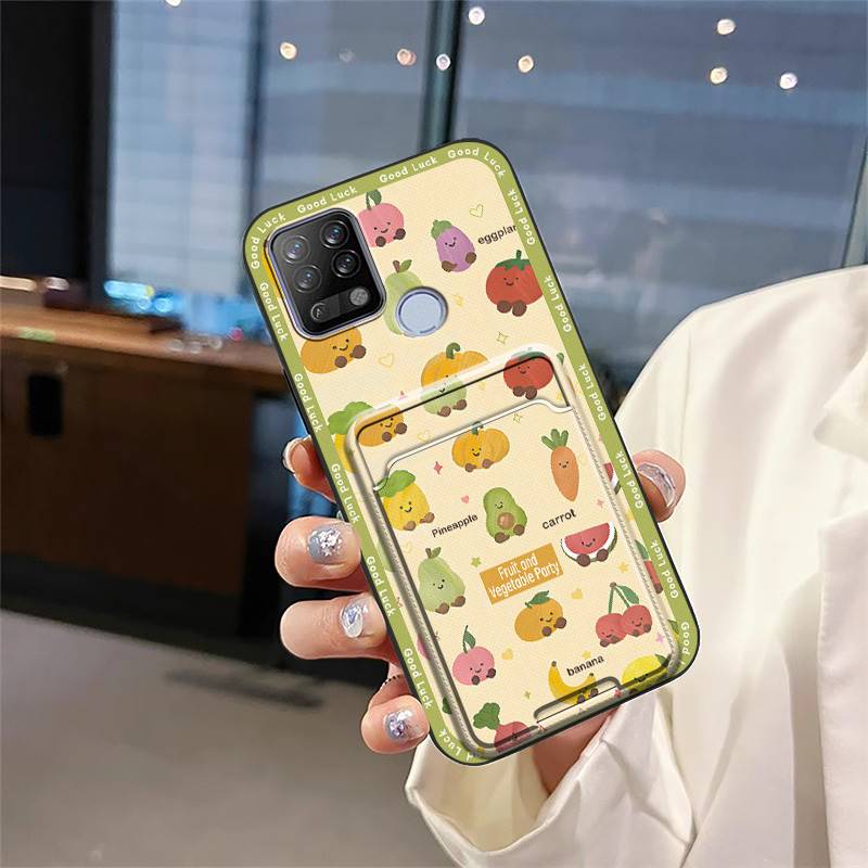 Graffiti Full Wrap Phone Case For Tecno Pova/LD7 Protective Card Slot Cover Dirt-resistant Soft Case Durable Card Bag