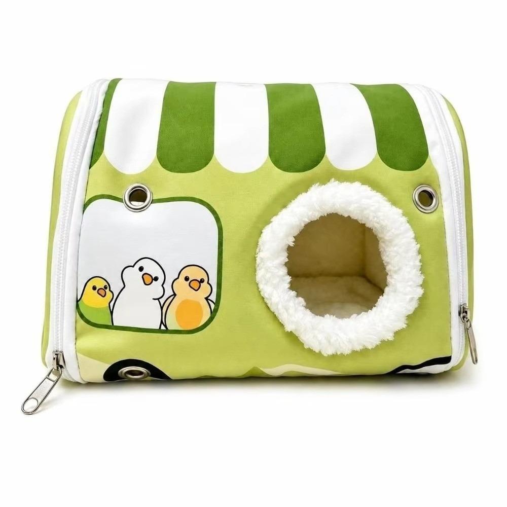 Warm Bird Sleeping Cushion Chew-Proof Hanging Parrot House Washable Parrot Warm Nest for Cage