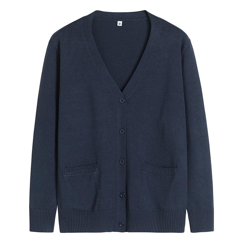

2024 Women s JK Cardigan Sweater: Japanese College Style Knitwear for Autumn & Winter - Unisex Versatile Top Coat M