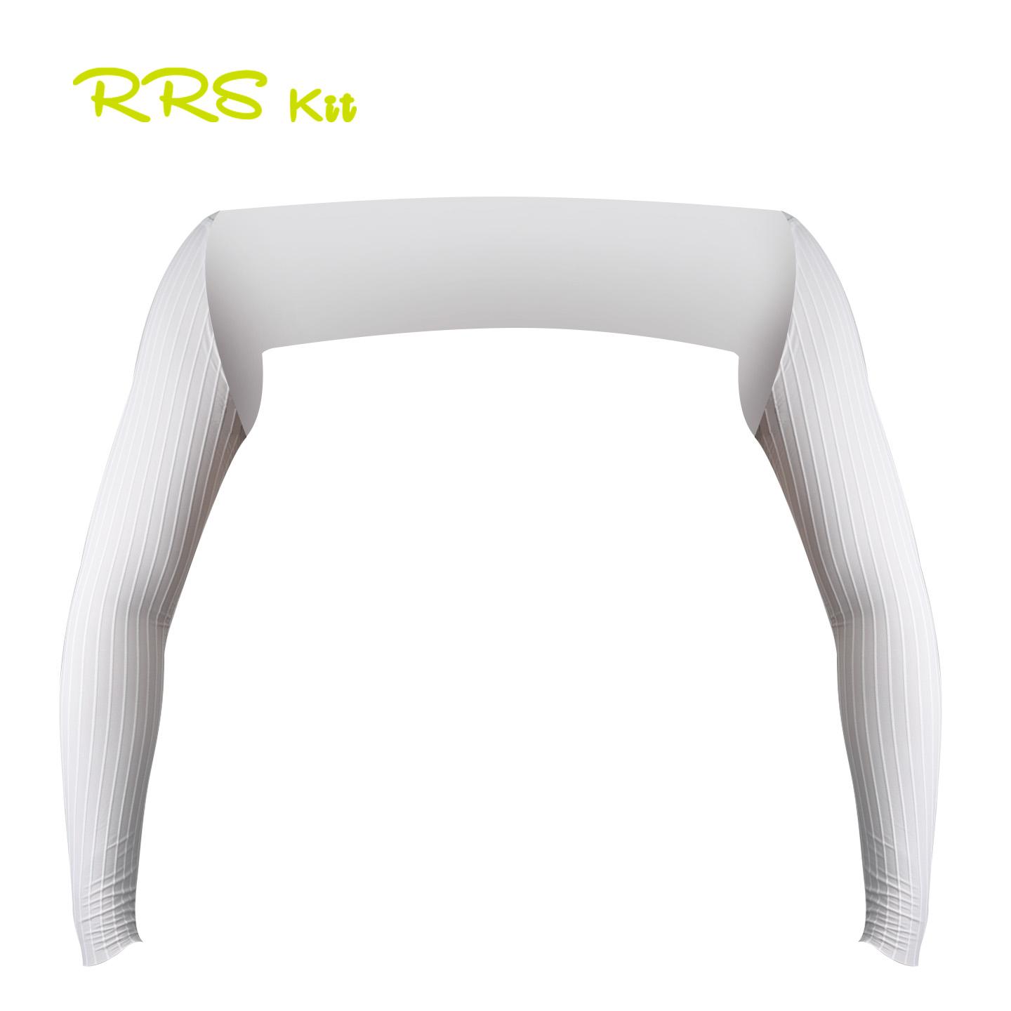 RRSKIT Summer Aero Cape Sleeves Competitive Riding Pneumatic Sunproof Shawl Long Sleeves Reduce Wind Resistance Breathable XS（old） белый