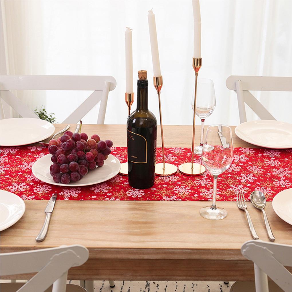 Bieżnik na stół o tematyce świątecznej Dom Restauracja Dzianinowy obrus Obrus na stół jadalny Dekoracja