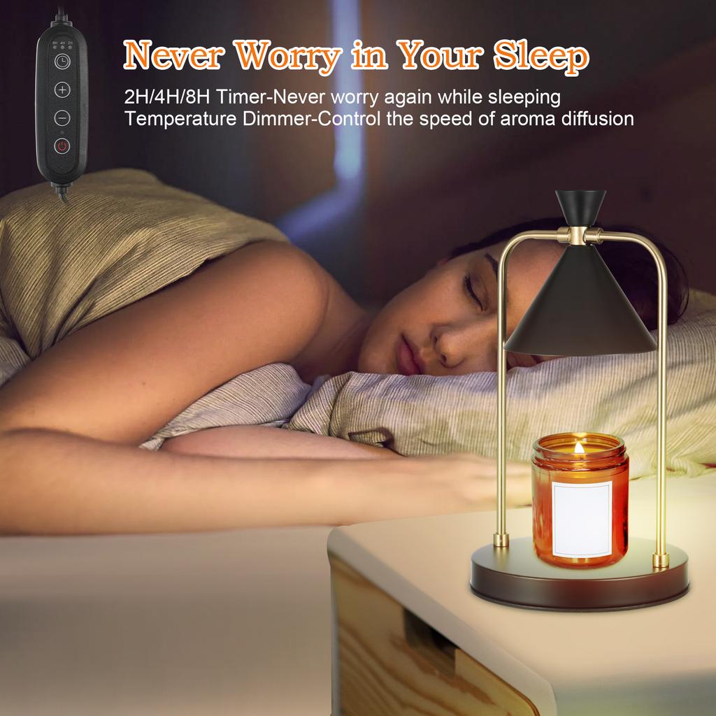 Safe And Low Maintenance Metal Shade For Modern Decorations Dimming Function Timing Function Melting Speed 2 Hrs