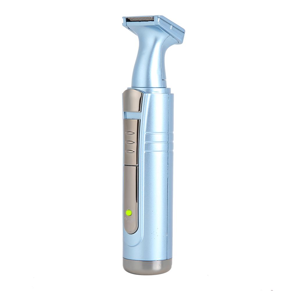 2 in 1 Multi Functional Electric Nose Hair Trimmer Sideburns Cutter Trimming Machine   Blue(Blue )