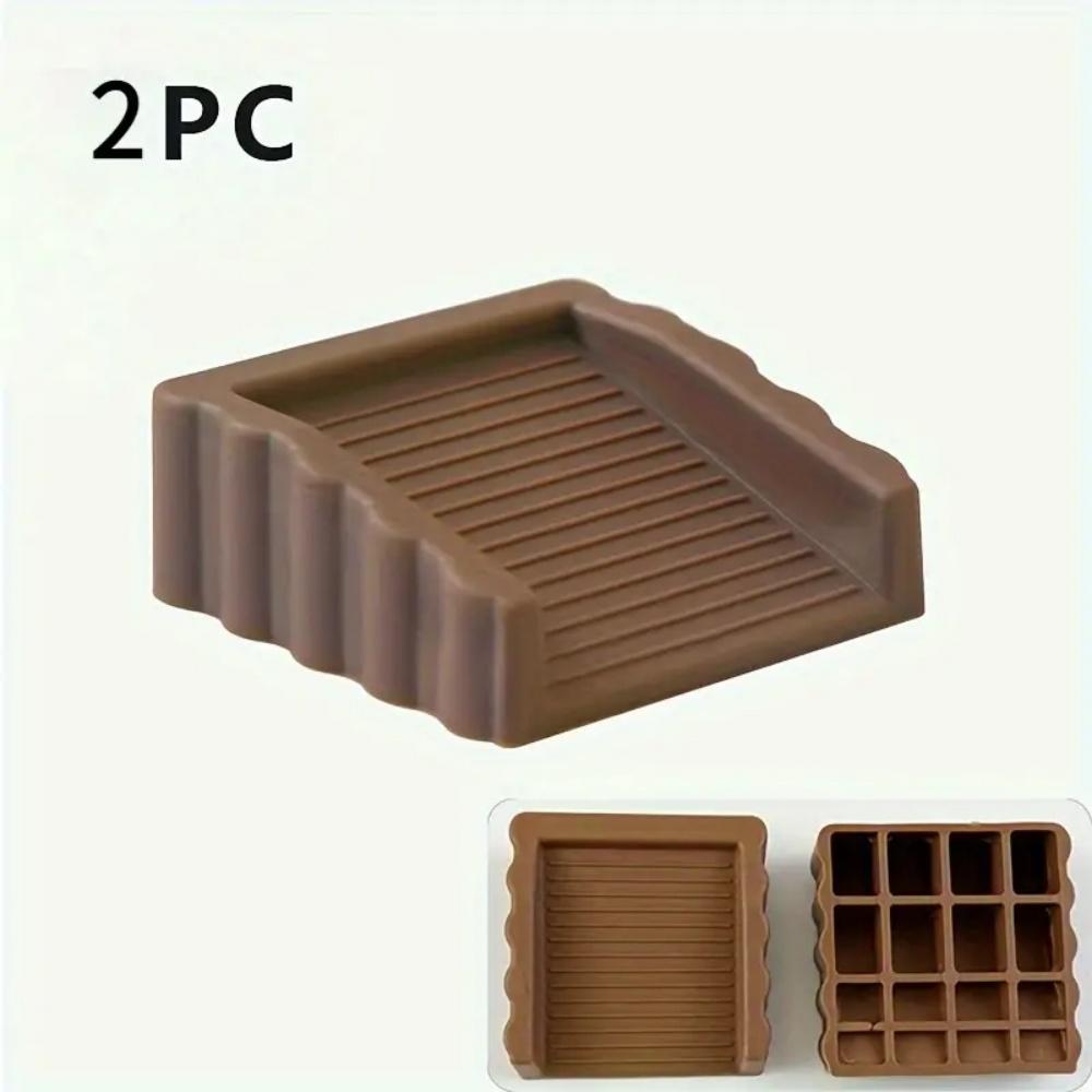 

2-Piece Creative Windproof Door Stopper Set Plastic Matte Finish Wedge Safety Door Stopper Anti-Collision Door Stopper Available
