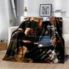 Pături imprimate cu Klaus Mikaelson Originale Pături calde din flanel Pătură moale și confortabilă lenjerie de pat Cadou de zi de naștere