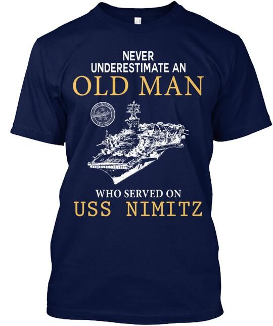 USS NIMITZ CVN 68 Tee T-Shirt Made in the USA Size S to 5XL Unisex T-Shirt XL 1990₽
