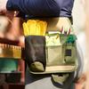 24TE Heavy Duty Gardening Tool Holder with Adjustable Waist Organizers and Convenient Zippered Pockets for Professionals