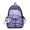Schoolbag color matching backpack women travel light leisure large capacity commuter outdoor backpack ins high school college bag