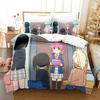 3D Anime Nijiyon Animation Printed Bed Set Duvet Cover Pillowcase Bedding Set Bed Linen Sheet Quilt Cover Full Queen King Size
