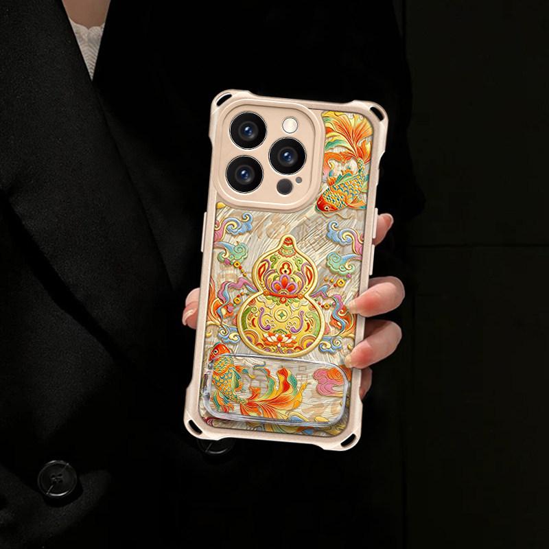 Koi gourd full model is suitable for Apple mobile phone case vivo Huawei OPPO Xiaomi Honor protective case