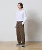 Rul And Y Denim Workwear Wide Pants Brown K5