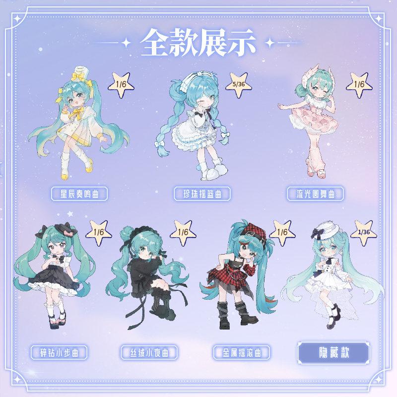 Hatsune Miku The Prologue Of Music Series Kawaii Action Figure Desk Ornament Model Toys Gift