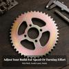 Metal Chain Sprocket | Replacement, Heavy Duty, with Bolt Holes, for go kart 42840t