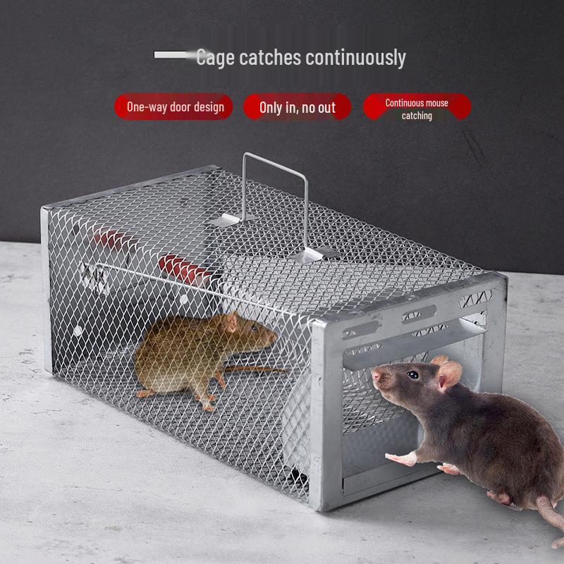 Indoor Automatic Mouse and Rat Trap for Continuous Catch and Extermination