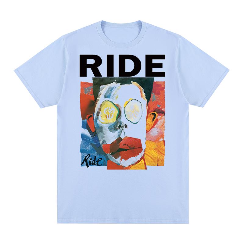 Ride Vintage tshirt Going Blank Again Shoegaze Indie Rock Slowdive Band Cotton Men T shirt New TEE TSHIRT Womens tops