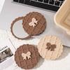New Small Tulip Folding Mirror for Women's Desktop Stand Up Makeup Small Mirror Portable Mirror