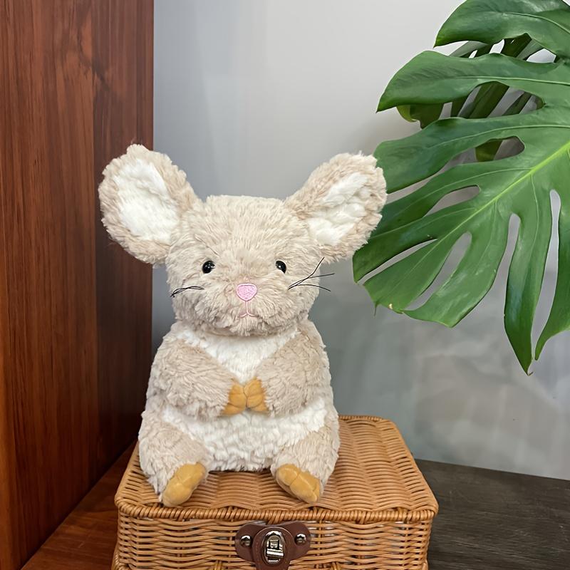 Chinchilla Plush Toy - Soft Stuffed Animal Plushie, Cute Toddler Toy,  Birthday Gift for Kids, Adorable Plush Animal Toy