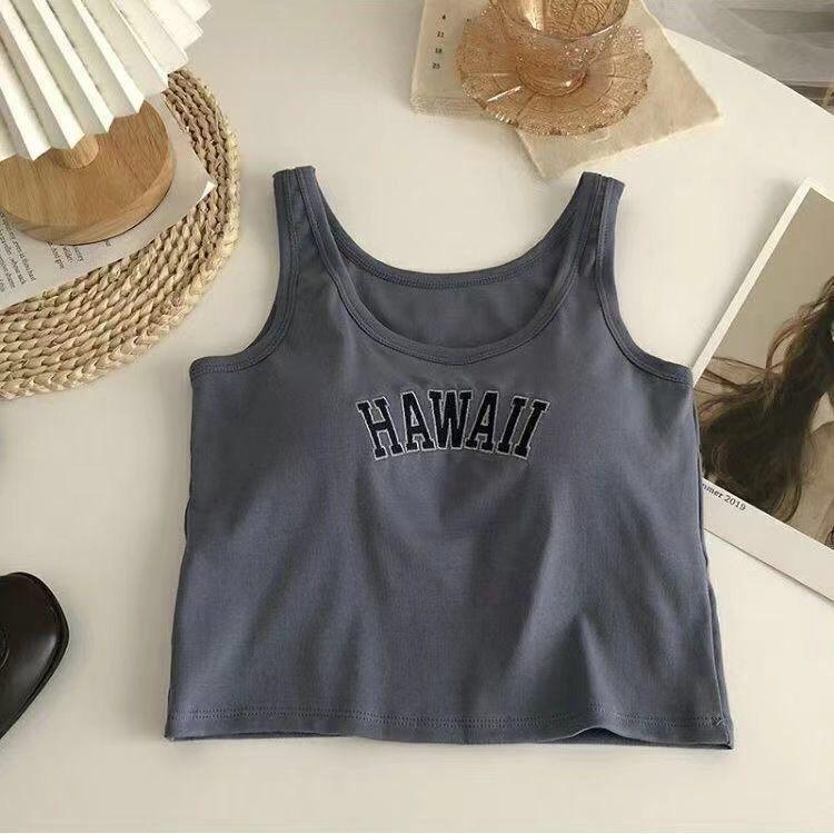 

Майка великого розміру з подушкою для грудей для жінок Верхній одяг і підкладка з літерною основою Універсальний топ з лямкою для бюстгальтера 2XL темно-синього кольору