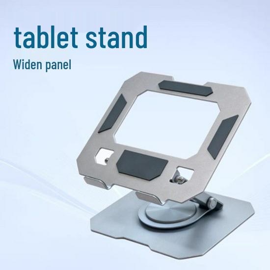 Rotating 360° All-Metal Universal Tablet Stand: Foldable & Stable