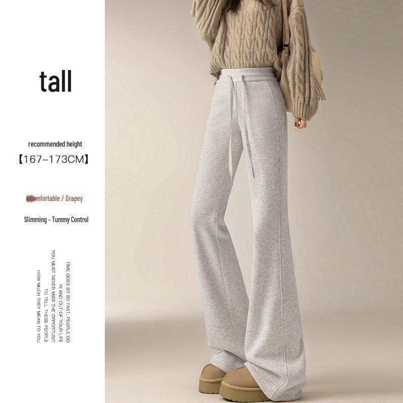 

Women s Spring 2026 High-Waisted Micro-Flare Casual Pants - Slimming, Petite, Narrow Leg Design XXL (136-155 jin)