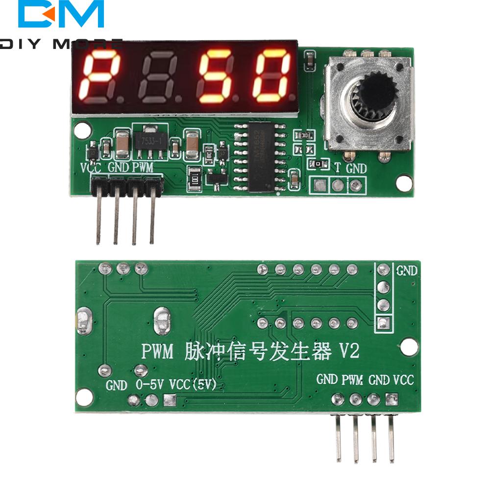 10HZ-150KHZ Square Wave Signal Generator PWM Pulse Frequency and Duty Cycle Adjustable Digital Display Module