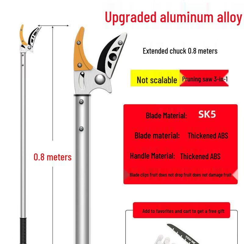 Telescopic Fruit Picker & Pruning Tool Set