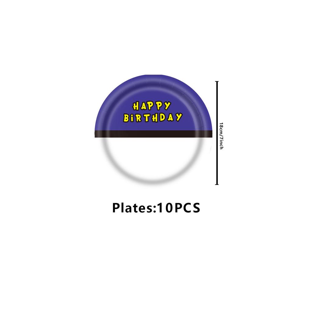 Fournitures de fête Elf Ball Décorations d'anniversaire Arrangements de boules d'elfes violets Vaisselle de fête Décorations de fête