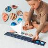 Solar System Puzzle Toy Wooden Planets Jigsaw Thinking Training Educational Toys Great Gifts For Children