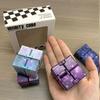 Magic Infinity Cube Flip - Fingertip Game Puzzle Toy For Adhd Anxiety Autism Hand Fidget Toy Antistress Finger Game For Children