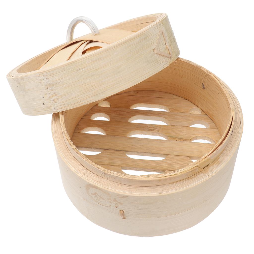 1 Set Bamboo Kitchen Cooking For Food Reusable Basket Practical Household Steamer Multi-Functional Kitchen Supplies Steamer For