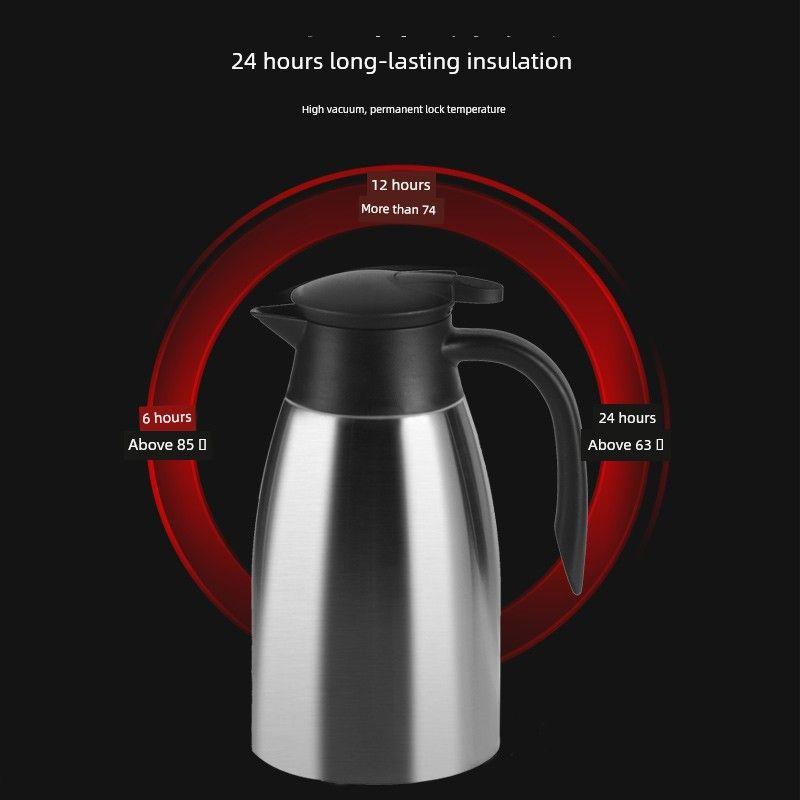 Vacuum Commercial Hot Water Bottle European-Style Stainless Steel Thermos Cup