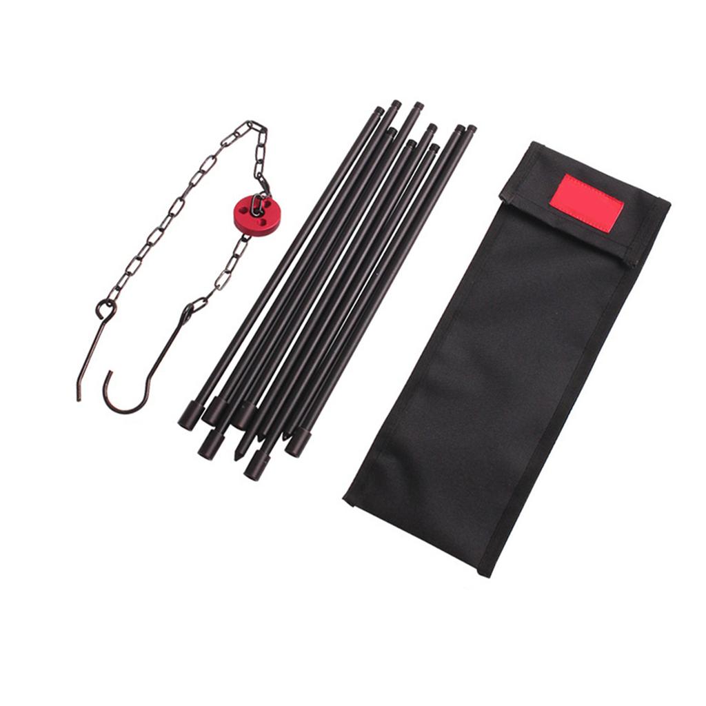 Camping Bonfire Tripod Portable Triangle Support Camping Bonfire Frame