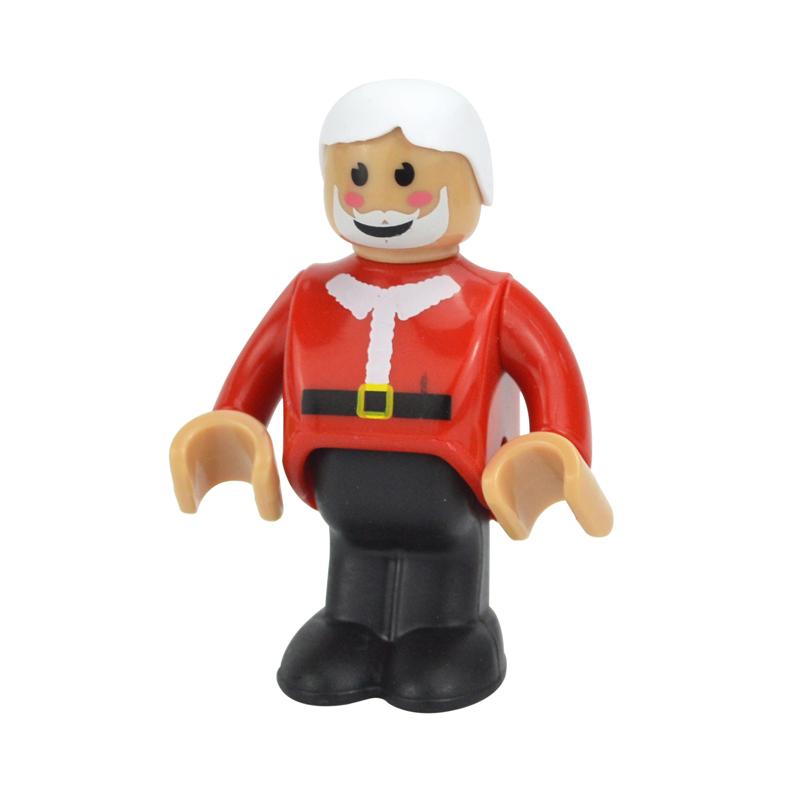 MOC Alle Arten von kleinen Mann Puppenmodellfiguren Zugcharakter Eisenbahnzubehör Bildungsgeschenk Kind für Biro Holzbahnspielzeug
