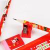 5pcs/set Drawing Pencil Cartoon Christmas Gift Stationery Set Multipurpose Kids Writing Tools for Student School Art Supplies