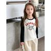 Foreign Trade Children's Clothing Boys and Girls Pure Cotton Cartoon Print Long-Sleeved T-Shirt Spring Base Shirt for Older Teenagers