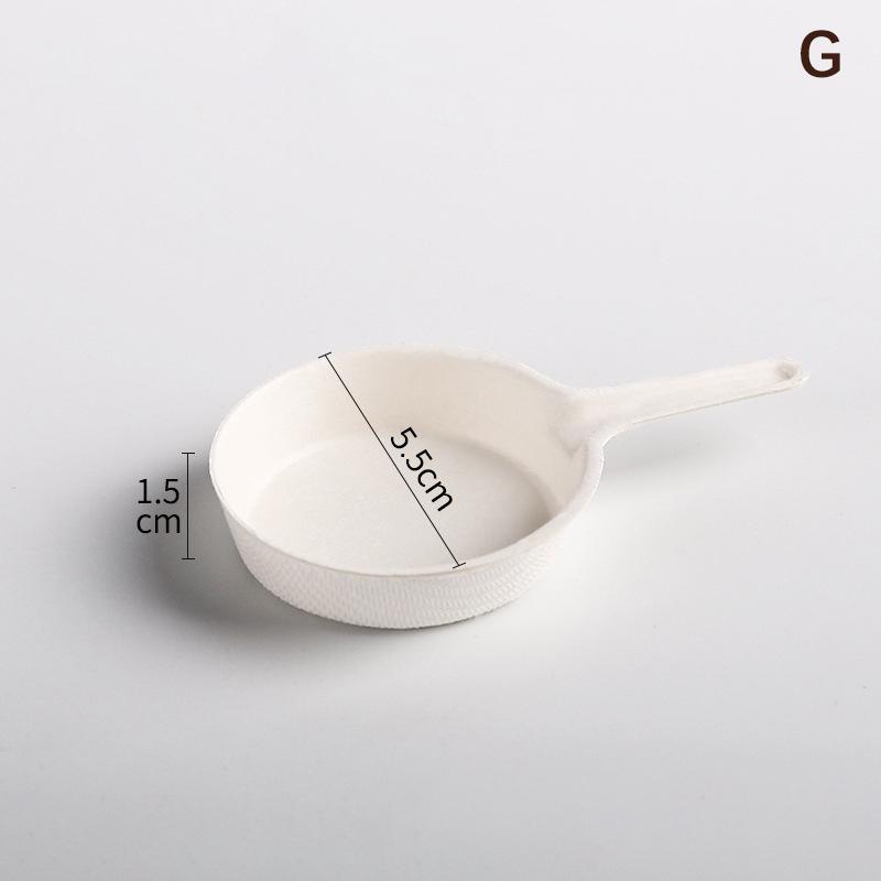 25 Peças Pratos de Degustação Pratos Descartáveis - Compostáveis em Casa Micro-ondas e Congeláveis Saco Branco Polpa de Cana Alimentos