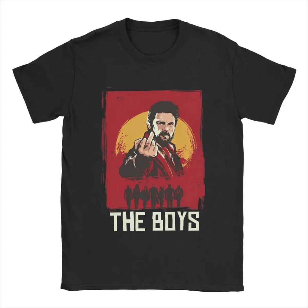 The Boys Tshirts Mens TV Show Starlight Women T-Shirts Homelander Funny T Shirt Cotton Fashion  Designer Male Clothes Tops Tees