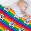 Pride Range Throw Blanket Multi-Purpose Soft Plush Plaid Luxury Throw Soft Blankets