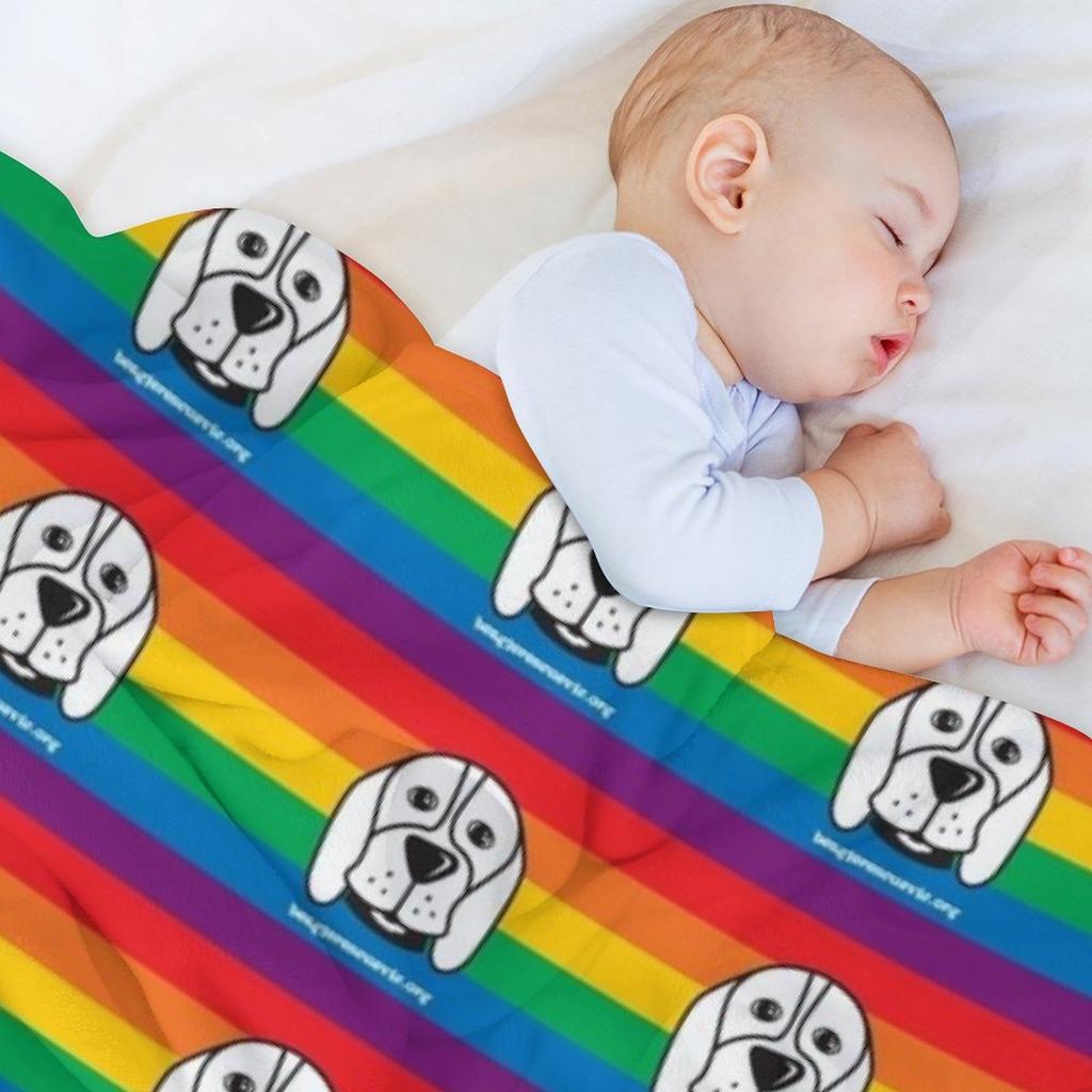 Pride Range Throw Blanket Multi-Purpose Soft Plush Plaid Luxury Throw Soft Blankets