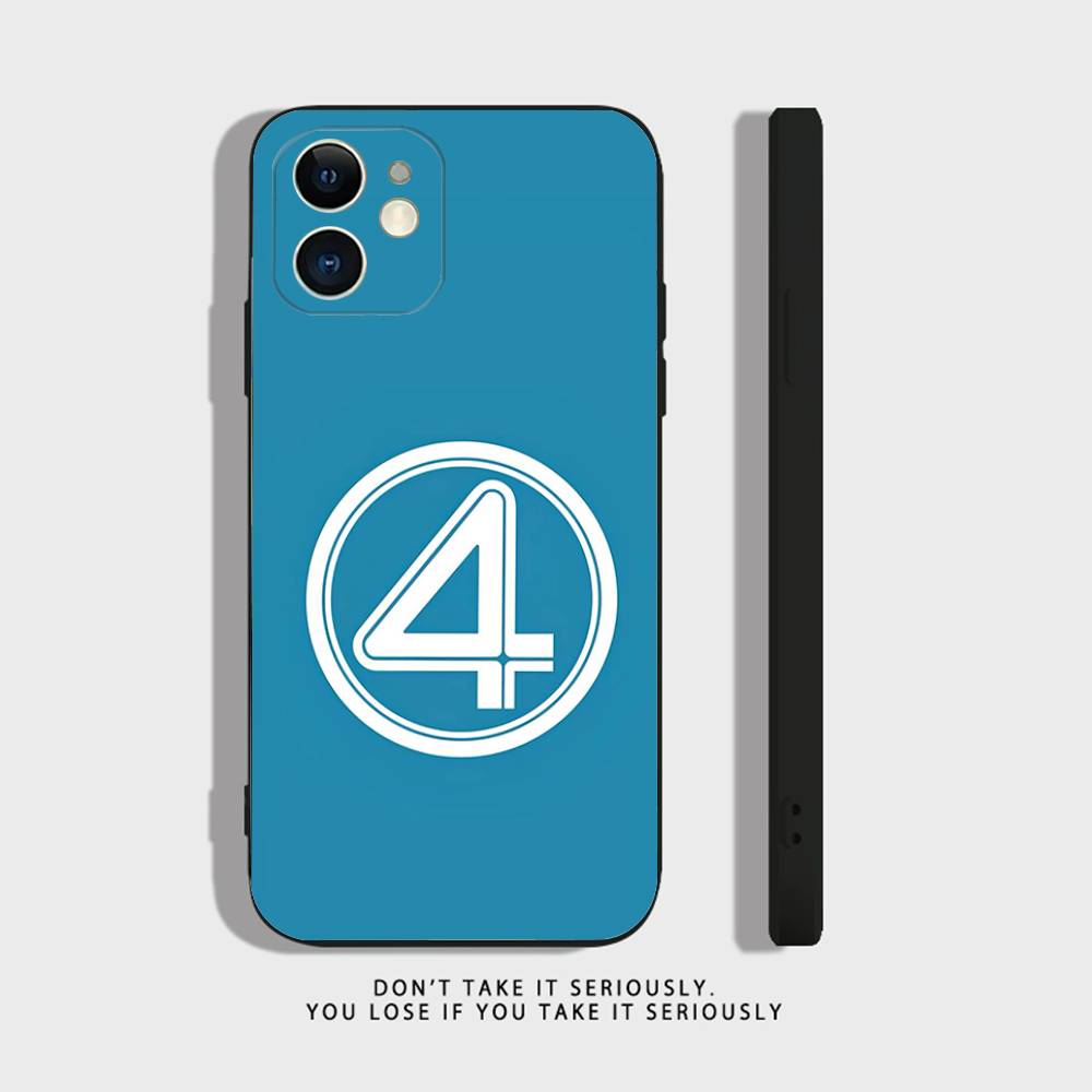 

Чохол для телефону F-FANTASTIC-FOUR-4 Для iPhone 17 16,15,14,13,12,11,Pro,XS,Max,XR,Plus,Mini М який силікон Чорний Ударостійкий iPhone16e