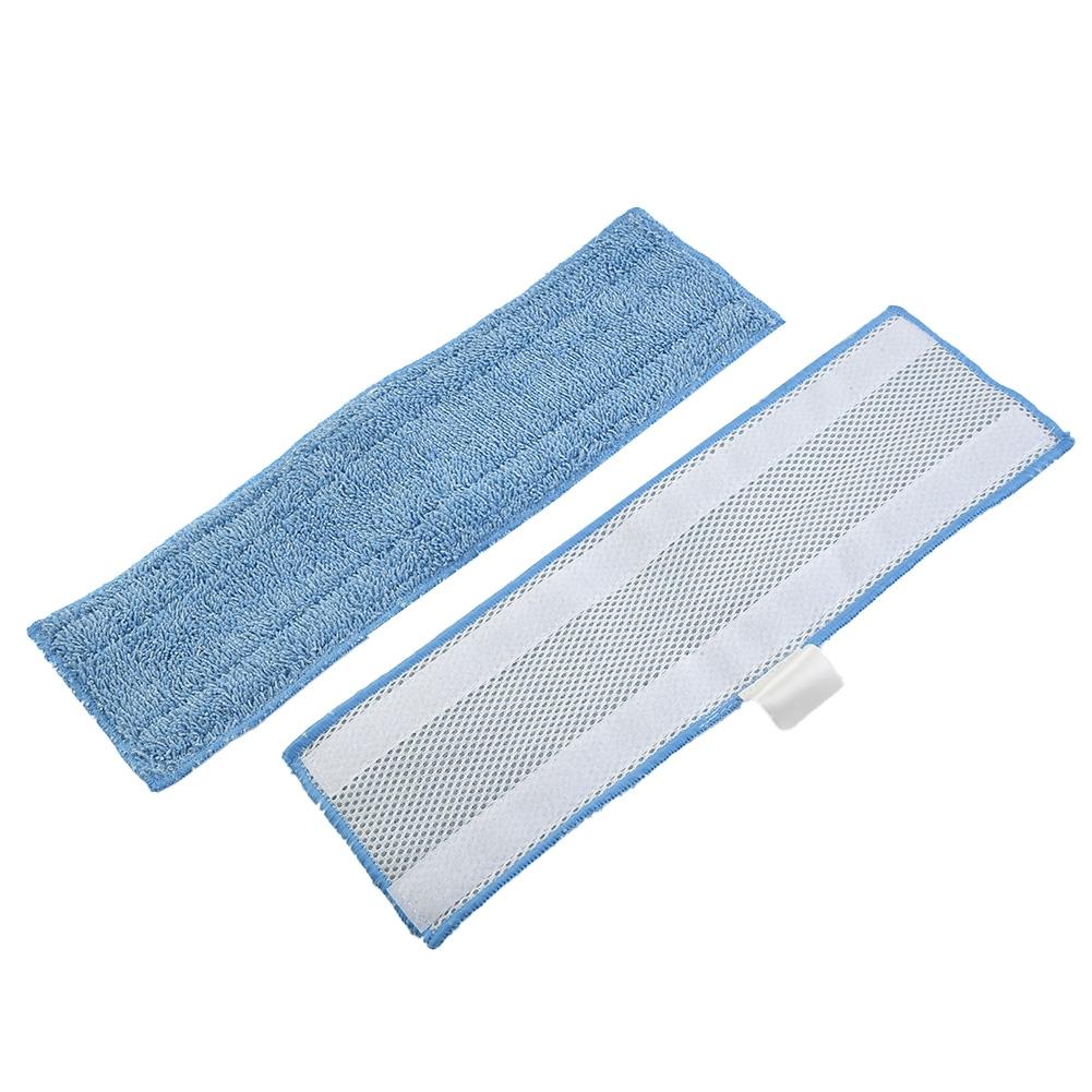 2PCS Mop Cloths Washable Reusable Microfibre Cordless Floor Cleaner Useful