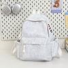 Schoolbag New Alphabet Korean Version Versatile Casual Simple Backpack Niche Design Backpack Student School Bag 1011 Spring Summer