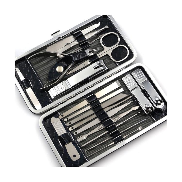 Cheap Customized Manicure Brush Sets Beauty Salon Manicure Set Tool case чёрный