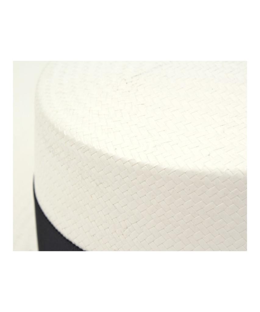 Yunibeosyeolkemiseuteuli White Flat Long Panama Hat Gd Panama Hat