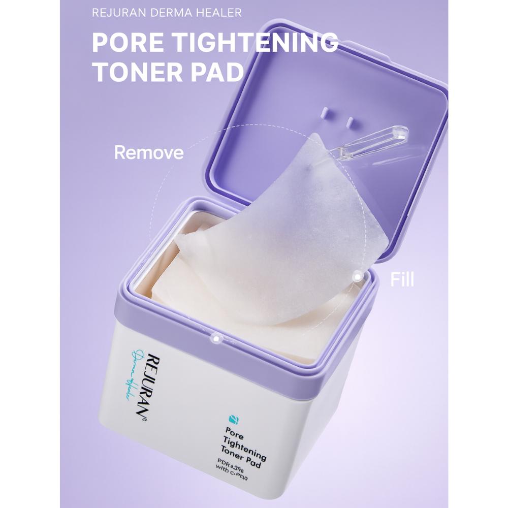 Rejuran Derma Healer Pore Tightening Toner Pad (220ml / 60pad)